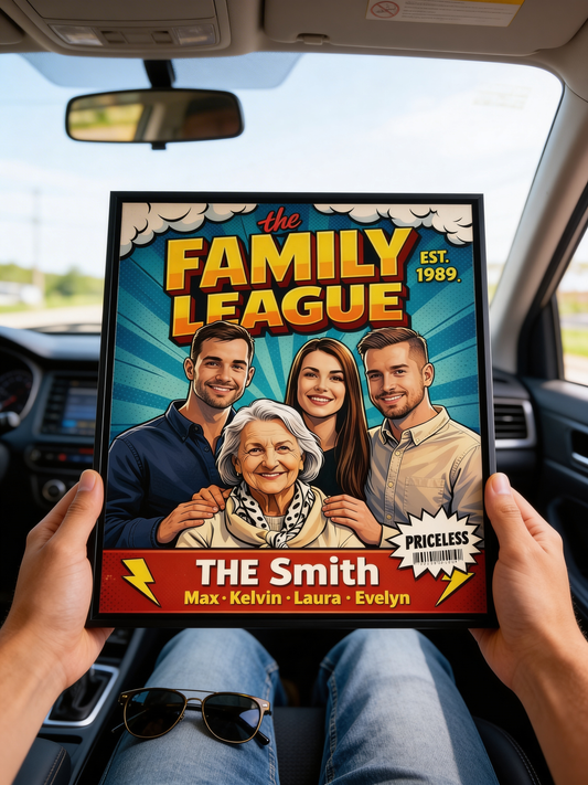 Family League Art | Custom Family Portrait