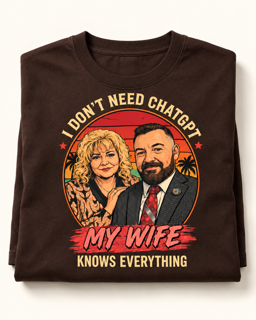 I Don't Need ChatGPT | Custom T-shirt — Dark Chocolate T-shirt | Youth studio e6681d9b59af
