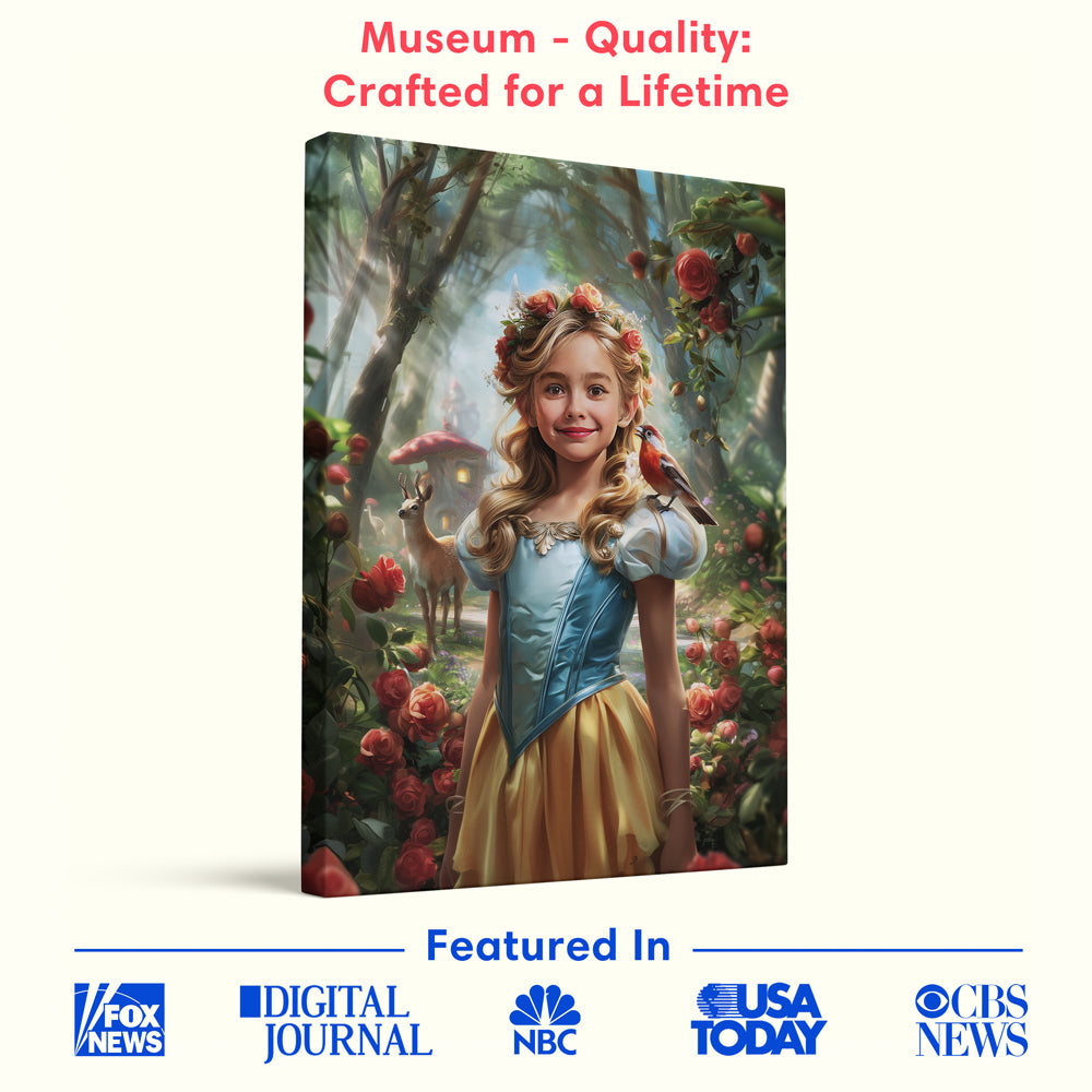 Snow White in the Rose Forest
