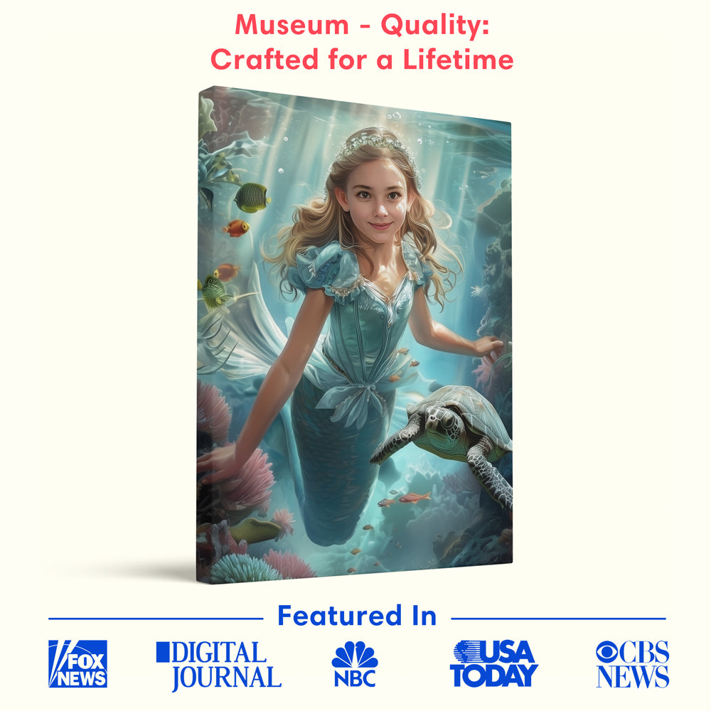 Mermaid in the Coral Garden