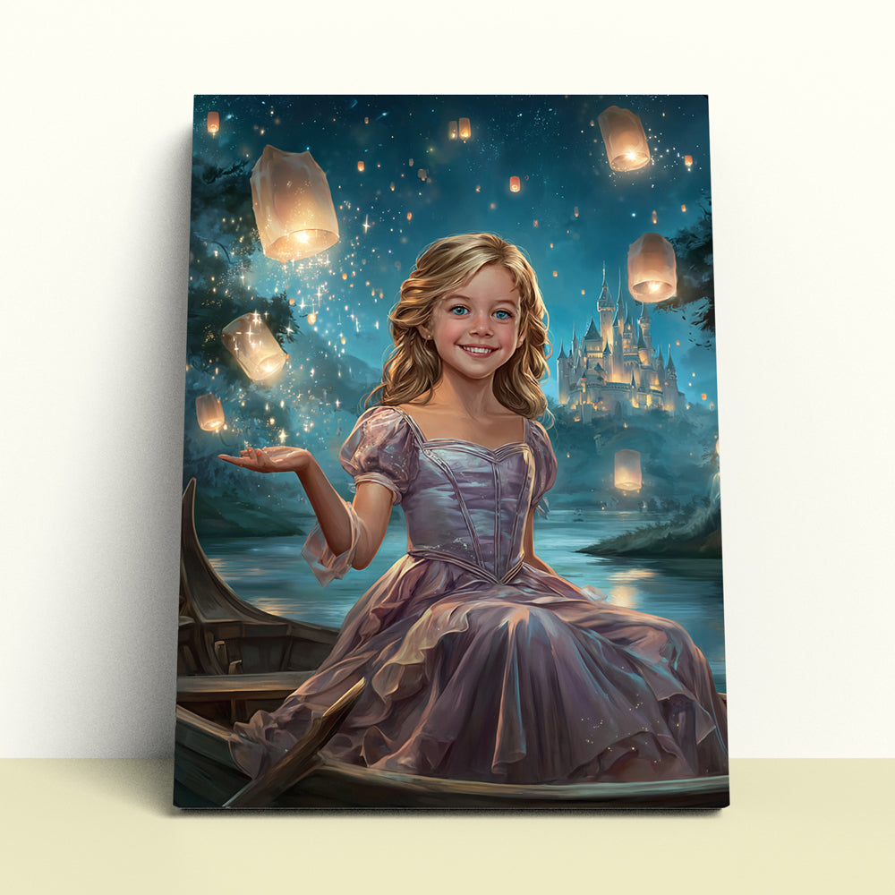 Rapunzel in the Lantern Lake