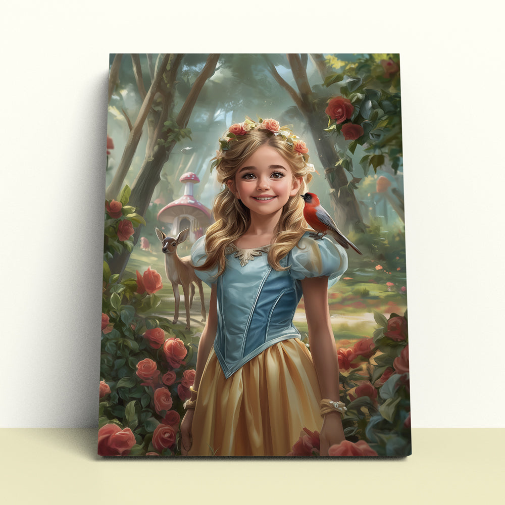 Snow White in the Rose Forest