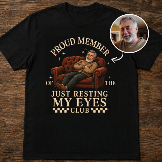 Resting Eyes Club | Custom T-shirt