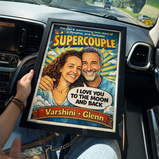 Love Story of SUPERCOUPLE | Custom Couple Portrait