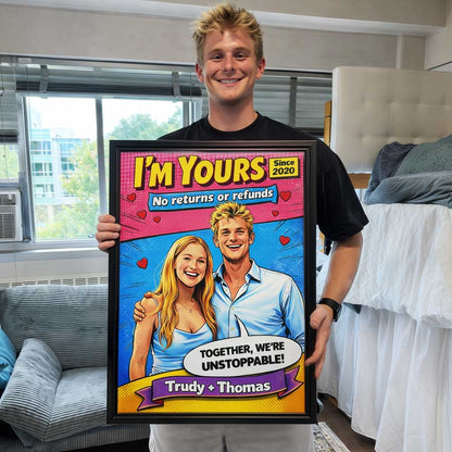 I'M YOURS | Custom Couple Portrait