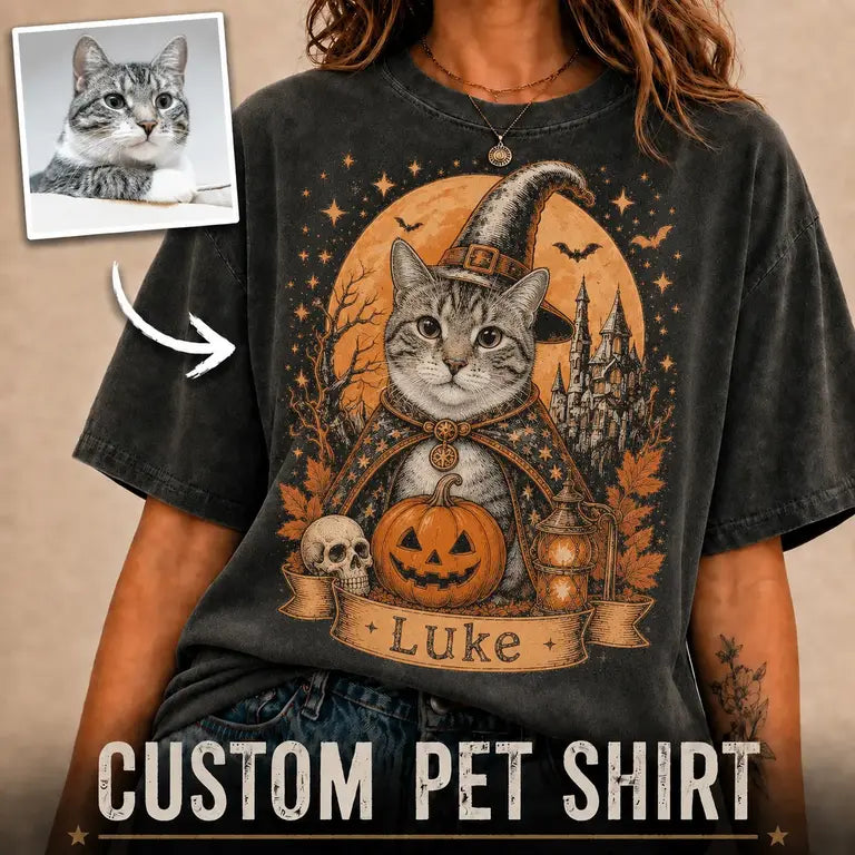 Witchy Pet | Custom Halloween Tshirt