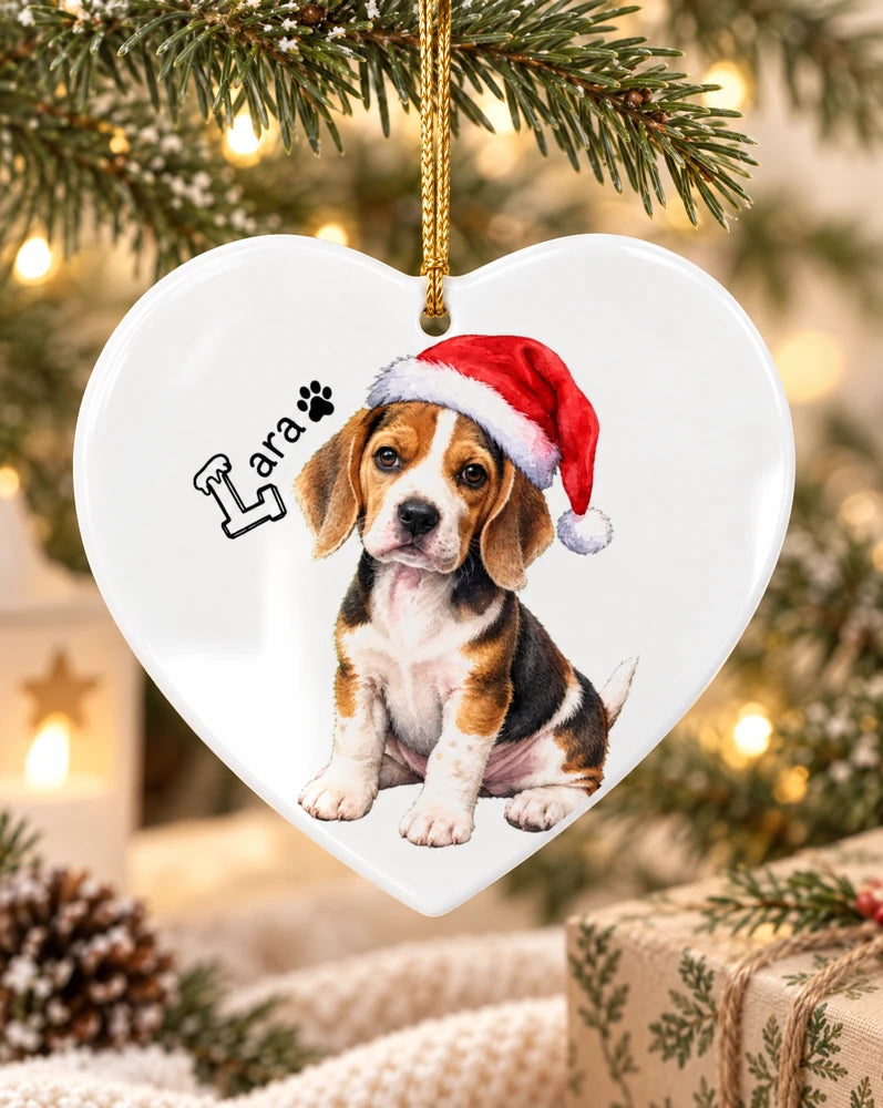 Custom Pet Photo Christmas Ornament