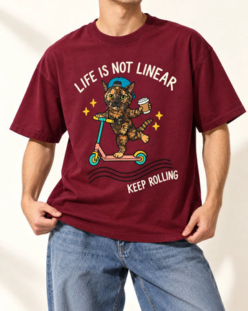 Keep Rolling Pet Custome Tshirt