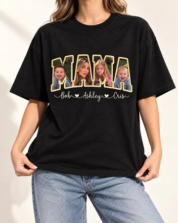 Custom Parent With Kids Photo Tshirt