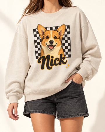 Vintage Dog Portrait Tshirt