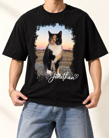 Custom Pet Photo Shirt Personalized Pet Gift For Owners Tshirt