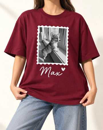 Custom Photo Stamp Tshirt
