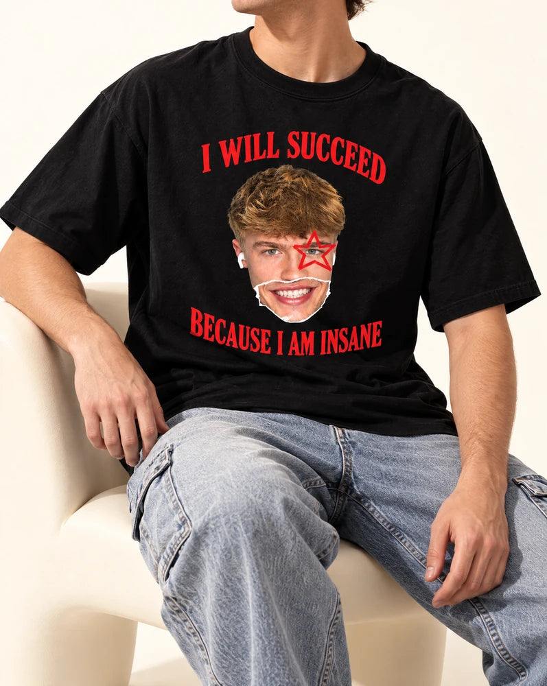 Chaotic Gen Z Humor Custom Face Tshirt