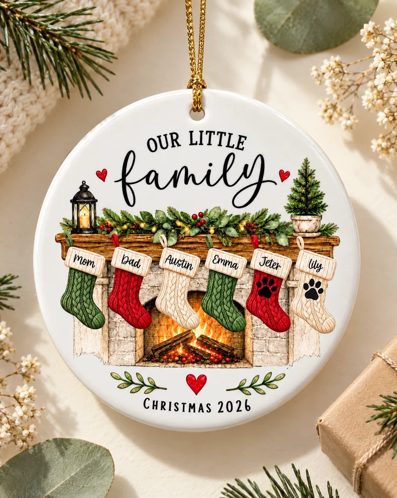 Personalized Family Christmas Ornament