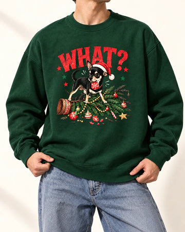 Funny Pet "What" Christmas Custom Tshirt