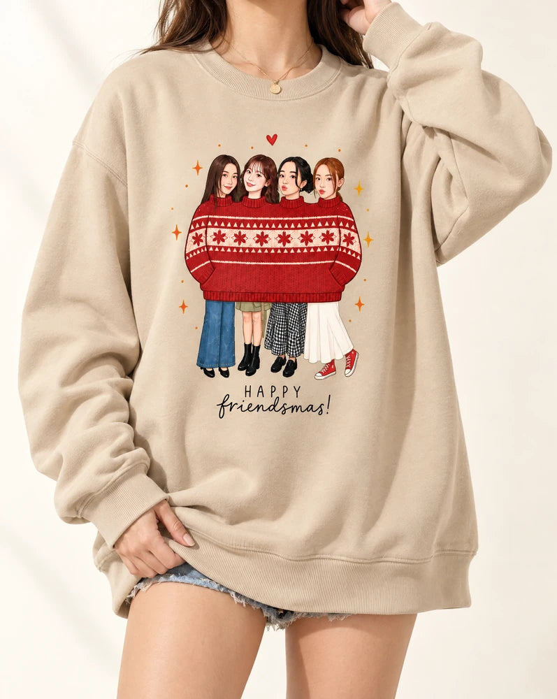 Best Friends Funny Giant Sweater Tshirt
