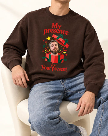 Retro Present Custom Face Tshirt