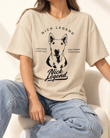 Classic Mechanic Stencil Pet Graphic Tshirt