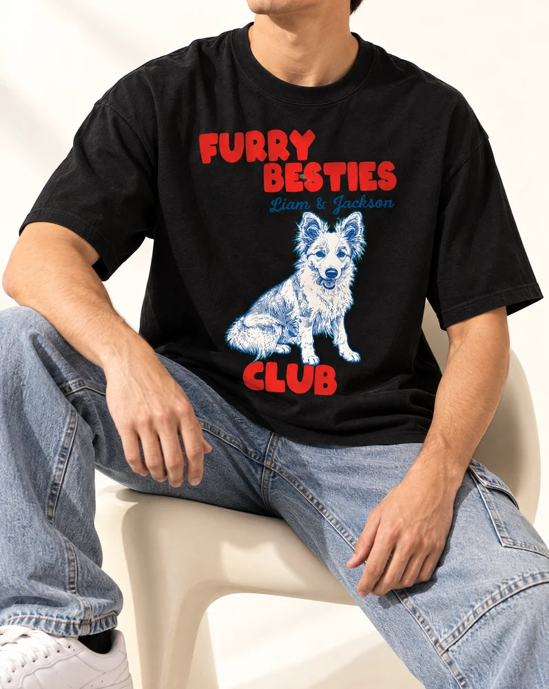 friendship custome t-shirt human animal bond tshirt