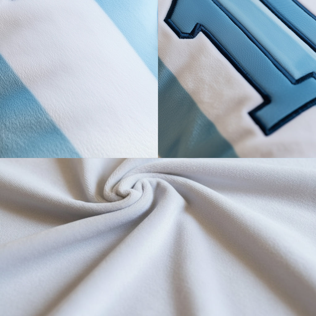 Custom Name Soccer T-Shirt Plush Velvet Pillow