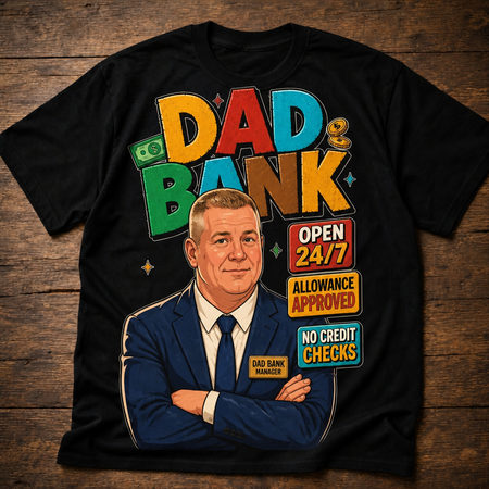 Dad Bank | Custom T-shirt