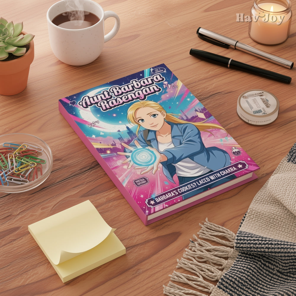 Anime Theme Girl Handcrafted Portrait Notebook