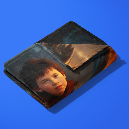 Personalized Fantasy Portrait BLANKET for Boys – Viking, Dragon Warrior & more