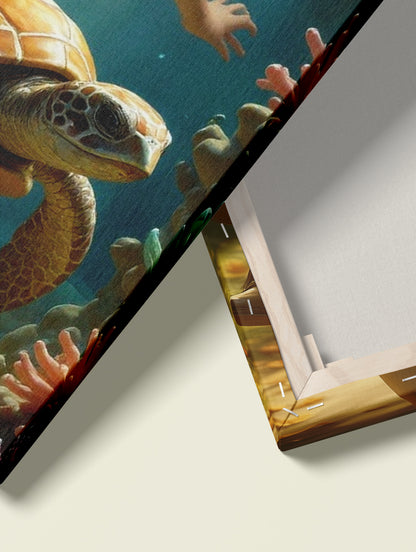 Personalized Fairy Tale Portrait CANVAS for Girls - Elsa, Rapunzel, Snow White & more...