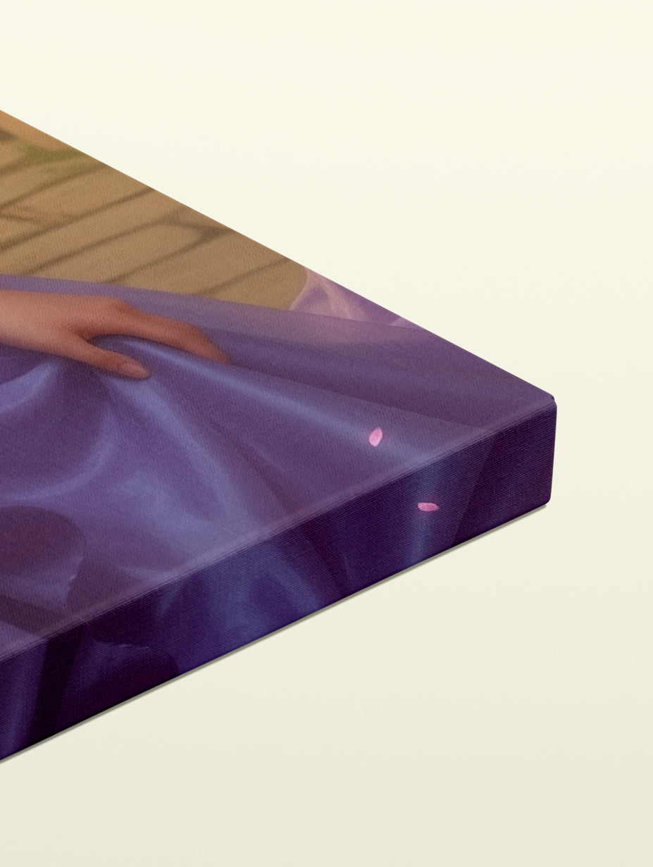 Personalized Fairy Tale Portrait CANVAS for Girls - Elsa, Rapunzel, Snow White & more...