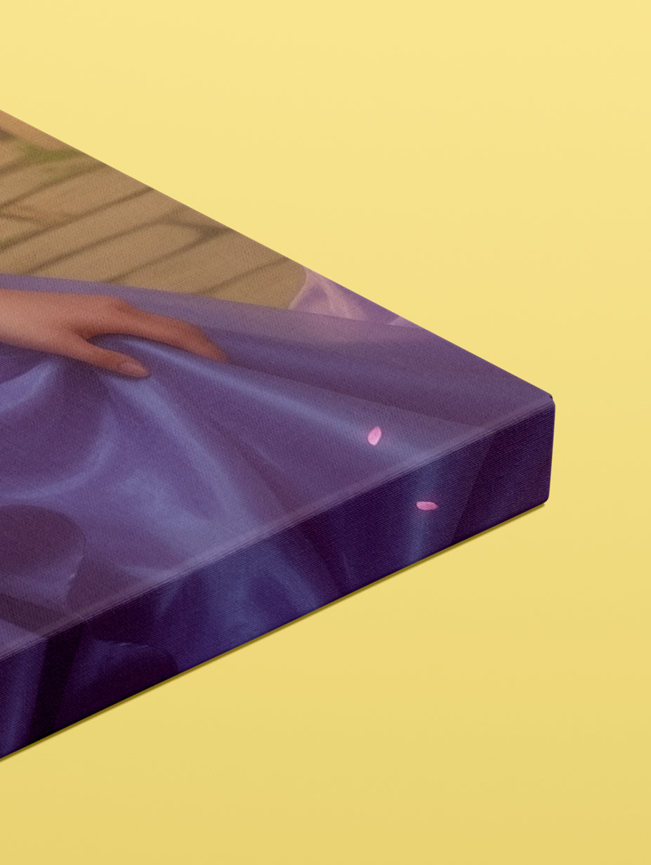 Personalized Unicorn Princess Portrait CANVAS for Girls  - Multiple Designs