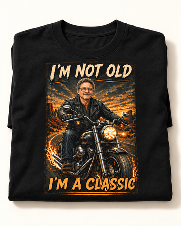 Funny Biker Dad Custom T-shirt