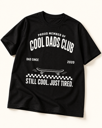 Cool Dads Club Custom Dad T-shirt