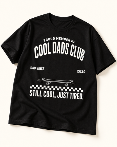 Cool Dads Club Custom Dad T-shirt — Black T-shirt | Youth studio 0d93a0bfa906