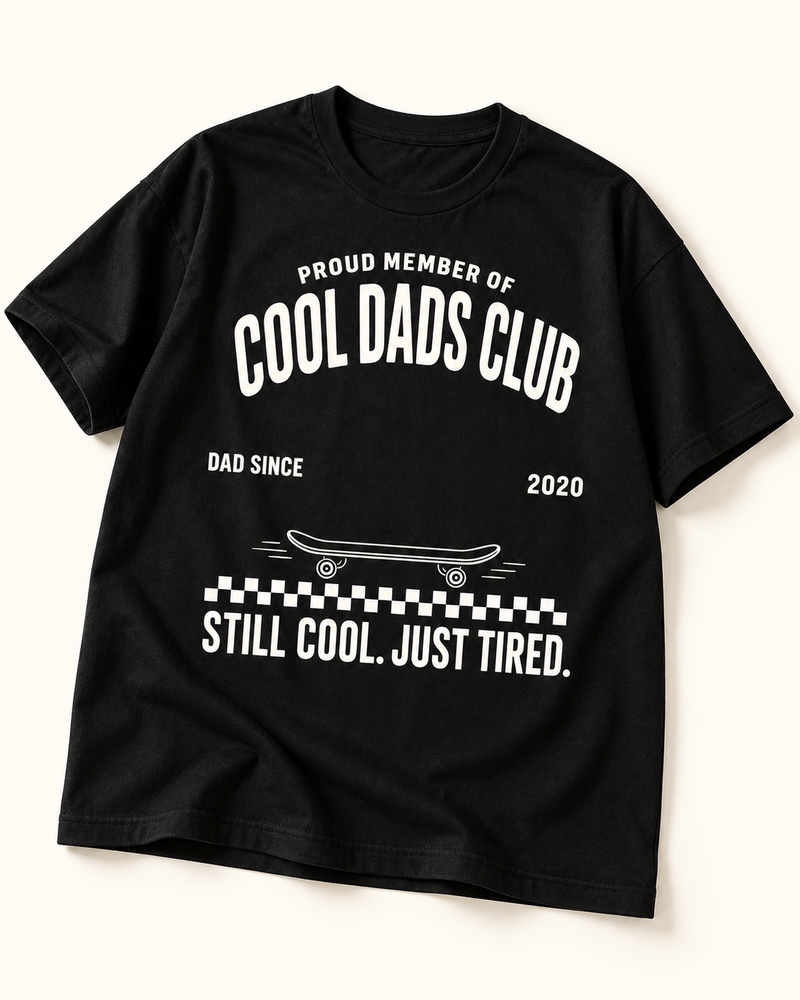 Cool Dads Club Custom Dad T-shirt