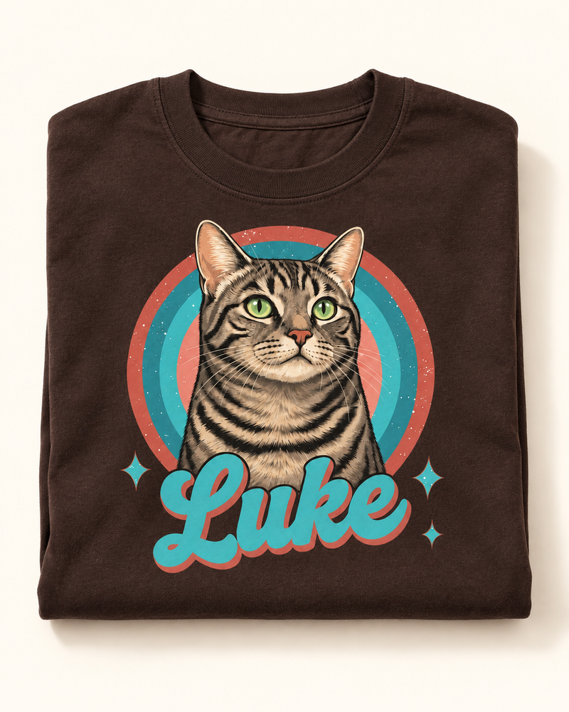 Custom Vintage Retro Pet | Custom T-shirt