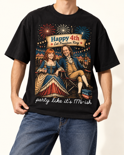Party Like It's 1776-ish | Custom T-shirt — Black T-shirt | Youth studio 316281f97c51