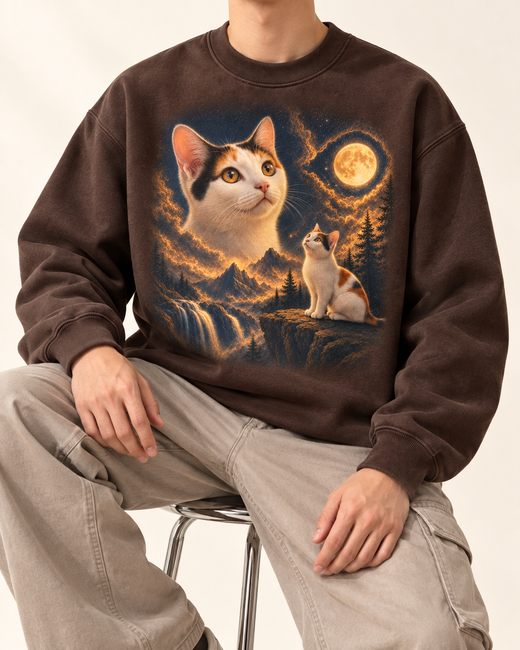 Guiding Spirit | Custom Pet Tshirt — Dark Chocolate Sweatshirt | Youth studio 5af86adcdd2a