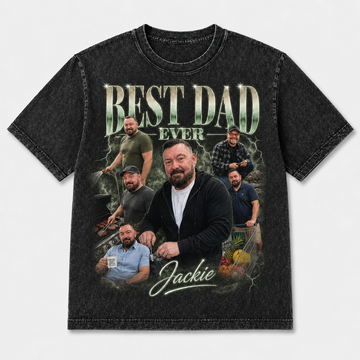 Best Dad Ever | Custom Washed T-shirt