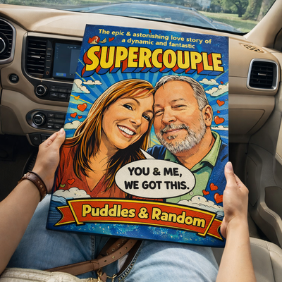 Love Story of SUPERCOUPLE | Custom Couple Portrait