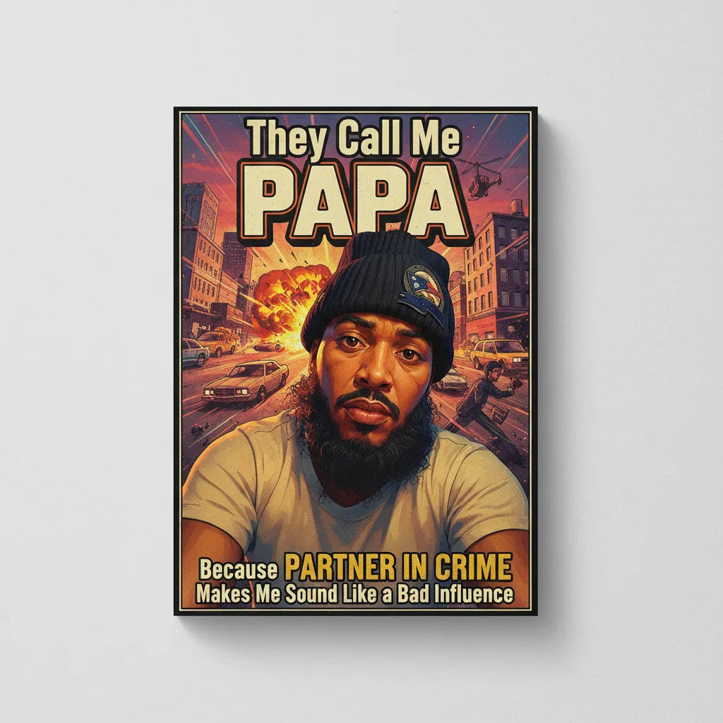 Custom Portrait Partner In Crime