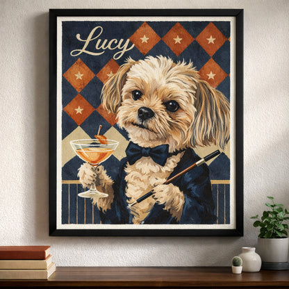 Custom Pet Portrait Cocktail