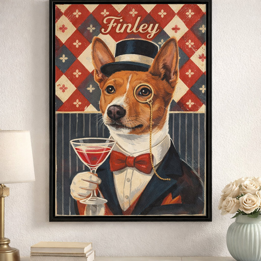 Custom Pet Portrait Cocktail