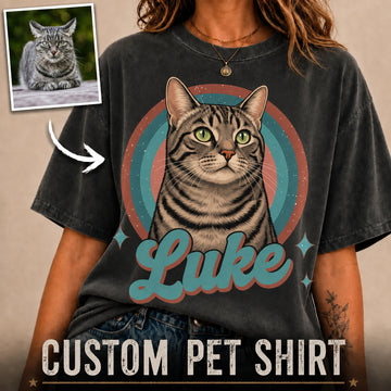 Custom Vintage Retro Pet | Custom T-shirt