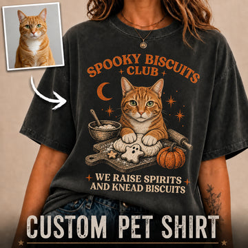 Spooky Biscuits Club | Custom Pet T-shirt