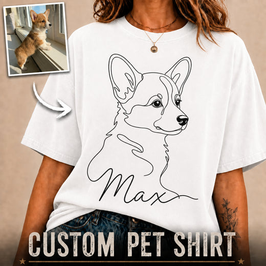 Sign Hand Drawing | Custom Pet T-shirt