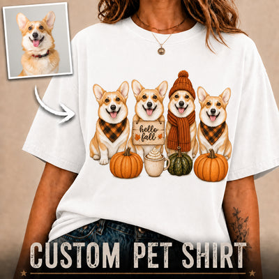 Hello Fall Pet Tshirt