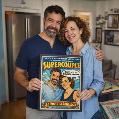 Love Story of SUPERCOUPLE | Custom Couple Portrait