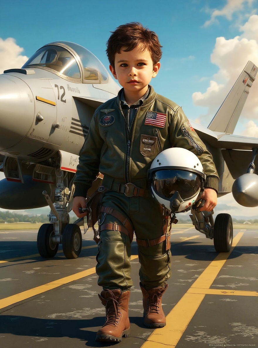 Personalized Career Portrait BLANKET for Boys – Firefighter, Police Officer, Pilot & more