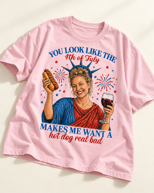 4th Of July — Light Pink T-shirt | Light youth studio 3fe902544ae2
