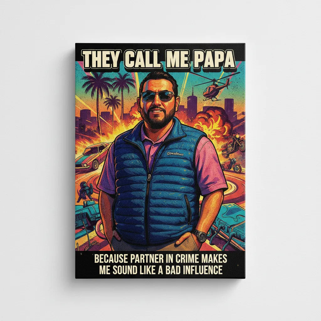 Custom Portrait Partner In Crime